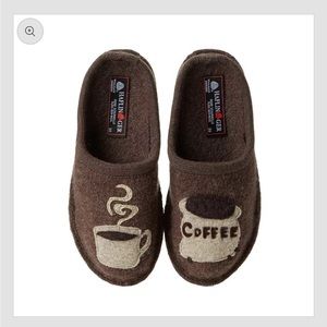 Haflinger unisex coffee slippers